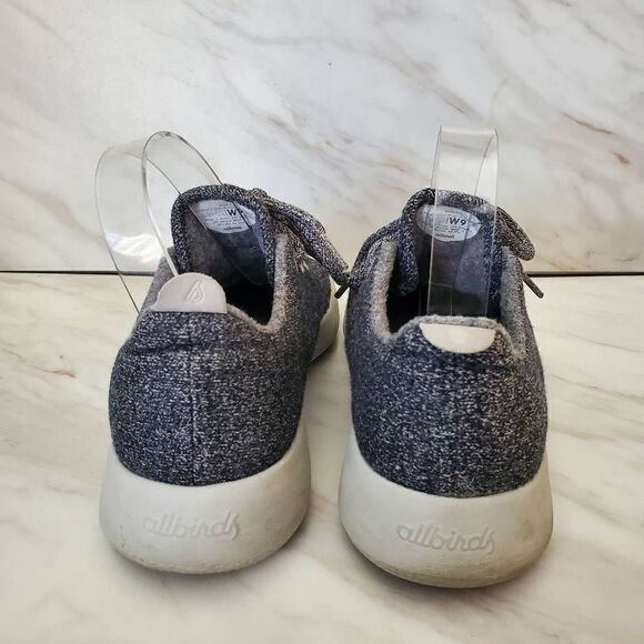 Allbirds Women's Dark Grey Wool Runner Shoes Size 9 - Picture 5 of 8